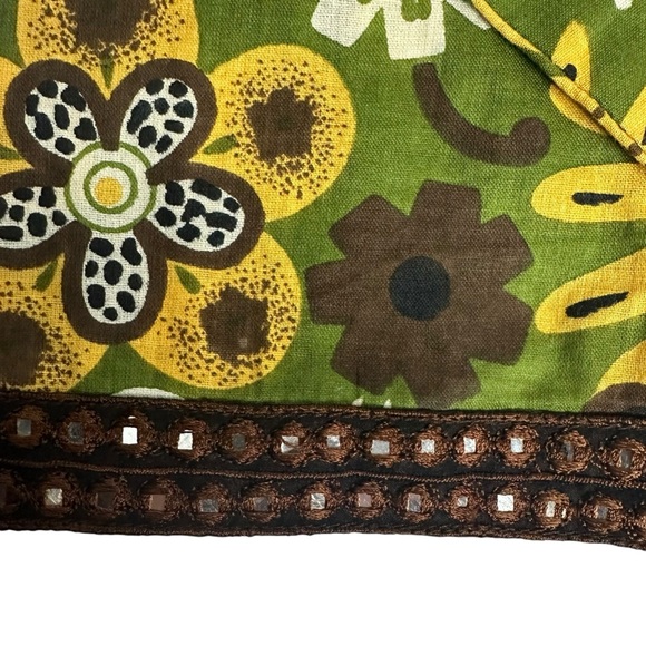 Sulu Floral Embellished Kaftan Tunic Coverup Dress 4 - Picture 6 of 12